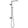 Delta Emerge Angular Modern 26 in. Column Shower Bar in Lumicoat Stainless