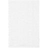 Madison Park Copula 20 in. x 30 in. White Chenille Chain Stitch 100% Cotton Rectangle Bath Rug