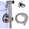 Tileon Non-Electric Handheld Bidet Sprayer for Toilet, Single Handle Bidet Attachment in Brushed Nickel