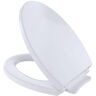 TOTO SoftClose Elongated Closed Front Toilet Seat in Cotton White