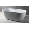 ALFI BRAND 67 in. Acrylic Flatbottom Bathtub in White