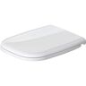 Duravit D-Code Elongated Closed Front Toilet Seat and cover in white