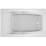 JACUZZI CETRA 60 in. x 36 in. Acrylic Rectangular Drop-In Right Drain Whirlpool Bathtub in White