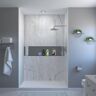 Transolid Titan 60 in. W x 96 in. H x 36 in. D 4-Piece Glue-Up Alcove Shower Wall Surround in Savanna Grey (Glossy)