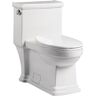 Speakman Glanville 12 in. 1-Piece 1.28/ 4.8 GPF Single Flush Elongated Toilet in White, Seat Included