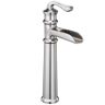 Vessel Sink Faucet Modern Waterfall Brushed Nickel Single Handle Single Hole Bathroom Faucet Basin Bath Faucet Mixer Tap