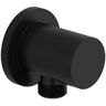 RIOBEL Brass Wall Union in Black