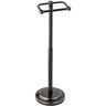 Delta Porter Telescoping Pivoting Free-Standing Toilet Paper Holder in Oil Rubbed Bronze