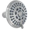 DANCO 5-Spray Water-Saving Fixed Shower Head in Brushed Nickel