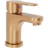 Symmons Identity Single-Handle Single-Hole Bathroom Faucet with Push Pop Drain in Brushed Bronze