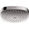 Hansgrohe Croma Select E 2-Spray Patterns 7.4 in. Wall Mount Fixed Shower Head in Chrome