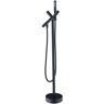 Altair Brulon 2-Handle Freestanding Tub Faucet with Handshower in Matte Black