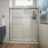 DreamLine Alliance Pro 56 in. - 60 in. x 76-3/8 in. Semi-Frameless Sliding Shower Door in Brushed Nickel