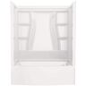 Delta Classic 500 Curve 32 in. x 60 in. x 60 in. Rectangular Tub/Shower Combo Unit in White