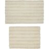 Chesapeake Merchandising Cannon 2-Piece Ivory Bath Rug (17 in. x 24 in. and 21 in. x 34 in.)