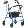 Steel Rollator with 6" Wheels, Light Blue