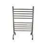 Amba Solo 24in Wide Freestanding 10-Bar Plug-in Electric Towel Warmer in Brushed Stainless Steel