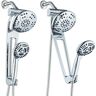 Hotel Spa 13-spray 6 in. High PressureDual Shower Head and Handheld Shower Head in Chrome