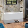 FINE FIXTURES 48 in. x 32 in. Acrylic Right Drain Rectangular Apron Front Non-Whirlpool Bathtub in White