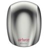 WORLD DRYER Airforce Electric Hand Dryer, High Speed, Antimicrobial Technology, 110-120 volt, Aluminum Brushed Stainless Steel