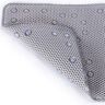 RAY STAR 17 in. x 36 in. Grey PVC Foam Bathtub Mat Non-Slip Shower and Bath Mats with Drain Holes, Suction Cups