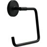 Delta Lyndall Wall Mount Square Open Towel Ring Bath Hardware Accessory in Matte Black