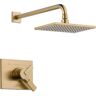 Delta Vero 1-Handle Shower Only Faucet Trim Kit in Champagne Bronze (Valve Not Included)