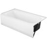 Bootz Industries Maui Plus 60 in. x 32 in. Soaking Bathtub with Right Drain in White