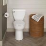 American Standard Cadet 3 Tall Height 10 in. Rough-In 2-piece 1.28 GPF Single Flush Elongated Toilet in White, Seat Included (4-Pack)