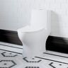 Swiss Madison 1-piece 1.1 GPF Ivy 10 in. Rough-In Dual Flush Elongated Toilet in White Seat Included