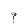 KOHLER Statement Iconic 1-Spray Patterns Wall Mount Handheld Shower Head 1.75 GPM in Vibrant French Gold