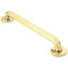 MOEN Home Care 18 in. x 1-1/4 in. Concealed Screw Grab Bar with SecureMount in Polished Brass