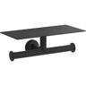 KOHLER Components Covered Double Toilet Paper Holder in Matte Black