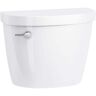 KOHLER Cimarron 1.28 GPF Single Flush Toilet Tank Only with Continuous Clean Technology in White