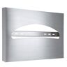 Alpine 15.7 in. W x 11.8 H Stainless Steel Brushed Universal Half-Fold Toilet Seat Cover Dispenser