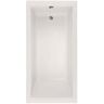 Hydro Systems Lindsey 60 in. Acrylic Rectangular Drop-in Air Bath Bathtub in White