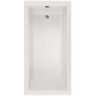 Hydro Systems Lindsey 66 in. Acrylic Rectangular Drop-in Non-Whirlpool Bathtub in White