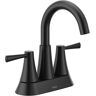 MOEN Ronan 4 in. Centerset 2-Handle Bathroom Faucet in Matte Black