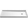 KOHLER Rely 60 in. x 32 in. Single Threshold Shower Base with Right-Hand Drain in White