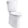 KOHLER Betello Revolution 360 2-Piece 1.28 GPF Single Flush Elongated Toilet in White (Seat Not Included)