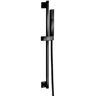 LaToscana Quadro 1-Spray Slide Bar Handheld Shower in Matte Black