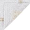 Better Trends Hotel Collection White/Ivory 20 in. x 20 in. Contour 100% Cotton Bath Rug