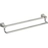 MOEN Hensley 24 in. Double Towel Bar with Press and Mark in Brushed Nickel