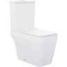 Swiss Madison Rivoli Two-Piece 1.6 GPF Dual Flush Elongated Toilet in White