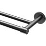 Gatco Reveal 24 in. Double Towel Bar in Matte Black