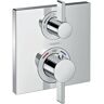 Hansgrohe Ecostat Square 2-Handle Shower Trim Kit in Chrome Valve Not Included