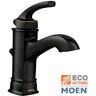 MOEN Hensley Single Handle Single Hole Bathroom Faucet in Mediterranean Bronze