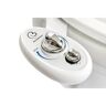 Boss Bidet Non-Electric Luxury Toilet Bidet Attachment Water Sprayer Dual Nozzle White and Blue