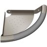 PULSE Showerspas ErgoCornerBar with Ergonomic Soft Grip and Corner Shelf in Brushed Stainless Steel