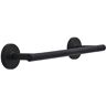 Delta Lyndall 9 in. Hand Wall Mount Towel Bar Bath Hardware Accessory in Matte Black